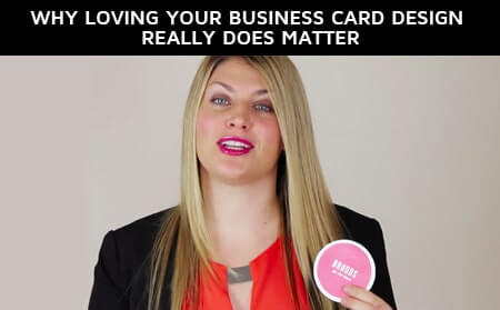 Why loving your business card design really does matter