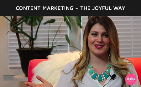 Conten marketing - the joyful way